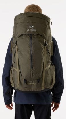 男 Bora 65L 登山背包