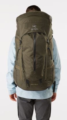 男 Bora 75L 登山背包