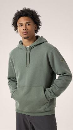 男 Emblem 刷毛套頭衫