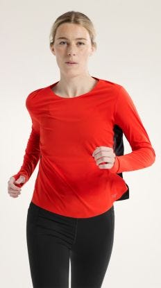 女 Norvan 快乾長袖圓領衫