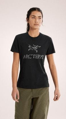 女 Arc'Word 短袖休閒Tee